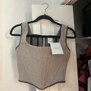 With Jéan June corset top